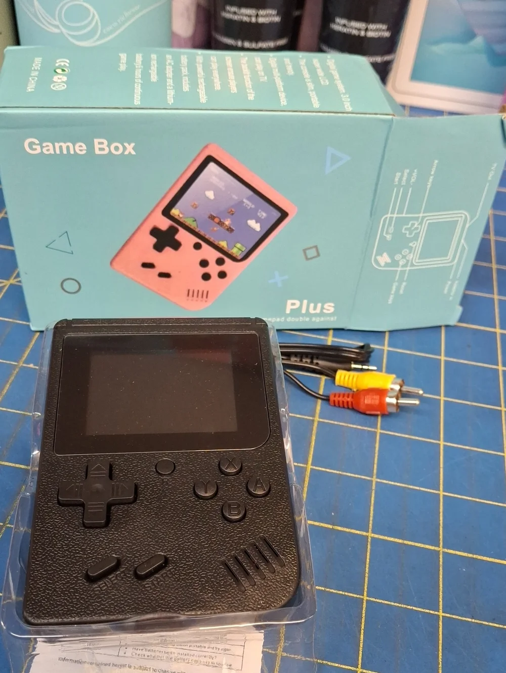 The Game Box Plus Handheld Console retro gaming system New